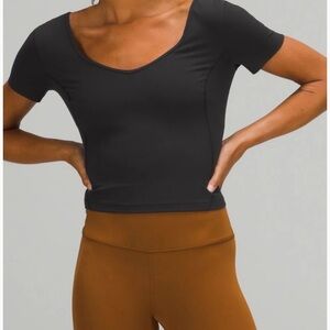 lululemon athletica Black Short Sleeve Top